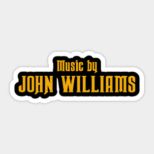 Music by John Williams Sticker